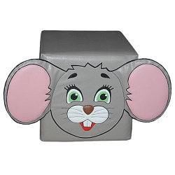 Пуфик-кубик «Мышка»