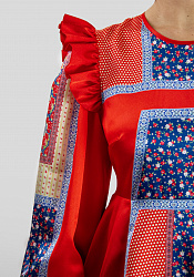 Русский народный костюм женский Кадриль расписная