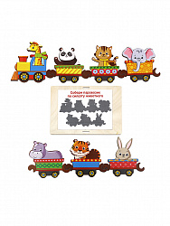 Настольная игра «Хоровод. Поезд с животными»