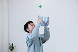 Игра с шариком "Лови-бросай" (голубой)