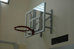 Щит баскетбольный тренировочный поликарбонат 10мм, 120х90см