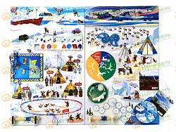 Бизиборд  настенный СЕВЕРНЫЙ КРАЙ