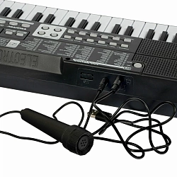 Синтезатор Клавишник , 61 клавиша, с микрофоном и USB-шнуром, стереозвук