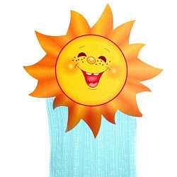 Настенный модуль "Солнышко" 
без зеркала