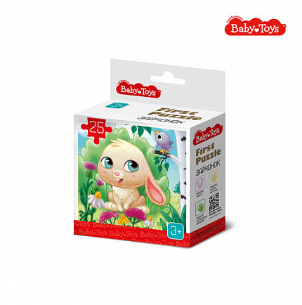 Пазл First Puzzle "Зайчонок" (25 эл) Baby Toys