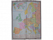 Учебная карта "Европа после 1-ой мировой войны" (матовое, 2-стороннее лам.)