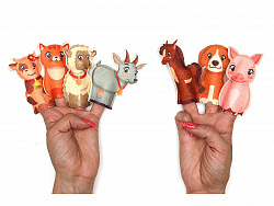 Пальчиковый театр Домашние животные фетр (7дет)