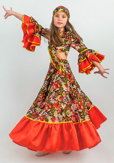 Цыганский костюм для девочки