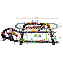 Конструктор с УМК. Набор Курс правил Дорожного движения  "Автодорога и ПДД для детей" №2. Креатив