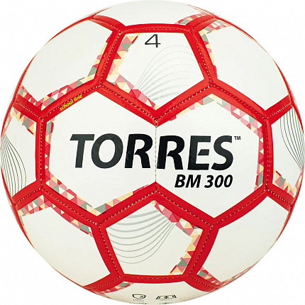 Мяч футбольный TORRES BM 300 любительский, размер 4