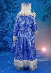 Дед Мороз Искристый синий