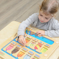 Панель "1-10 - магнитный счет"