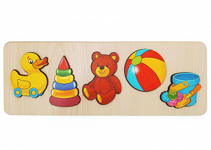 Рамка-вкладыш малая "Игрушки"