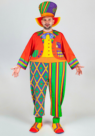 Костюм Клоун Клепа для взрослого