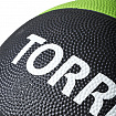 Медбол "TORRES 4 кг", черно-зелено-белый