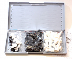 Игра настольная "Шашки-Шахматы-Нарды" (бол, сер)