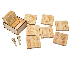 Игра по системе Монтессори "Модули "Фигуры"