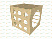 Куб деревянный для лазанья