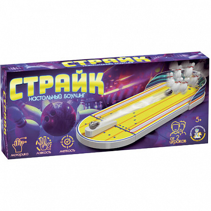 Игра "Настольный боулинг. Страйк" Aктив time