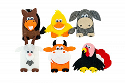 Пальчиковый театр "Домашние любимцы" Часть 2