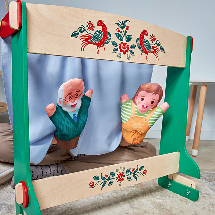 Ширма для кукольного театра цветная