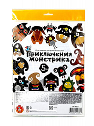 Игра-ходилка настольная "Приключения монстрика" (европодвес)