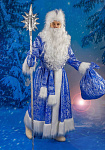 Дед Мороз Искристый синий