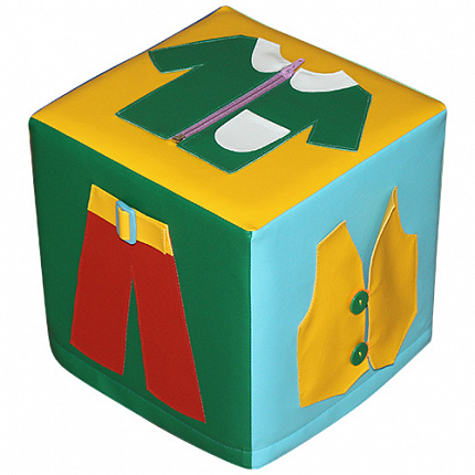 Куб дидактический "Одень кубик"
игрушка