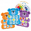 Развивающая игра "Цветное бинго с семейкой медведей" (73 элемента)