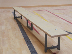 Скамья гимнастическая (доска) на регулируемых мет.ножках 1,5м