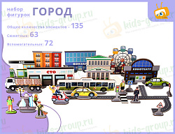 Сиреневая Мультстудия для кукольной анимации -  ПРОФ-версия   с комплектом фигурок