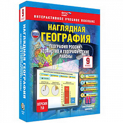 Интерактивное учебное пособие "Наглядная география. География России. Хоз-во и геогр. районы. 9 кл."