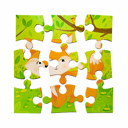 Пазл First Puzzle "Лисичка" (9 эл) Baby Toys