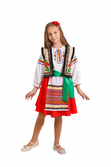 Карнавальный костюм детский "Молдованка девочка"
