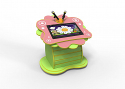 Профессиональный интерактивный логопедический стол «Logo 16» в форме бабочки