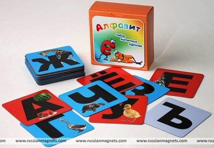 Набор магнитных карточек "Алфавит"