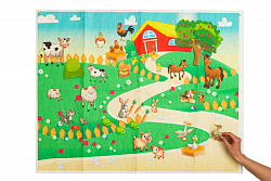 Весёлая ферма панно (36дет.)