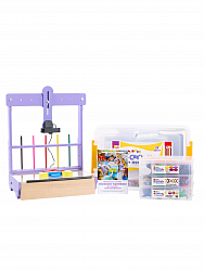 Сиреневая Мультстудия для перекладной и песочной анимации "Паинт А3" весия "Ожившие картинки"