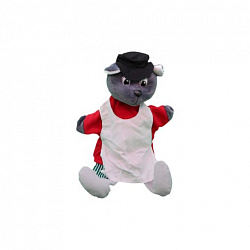 Игрушка на руку  Кот-дворник