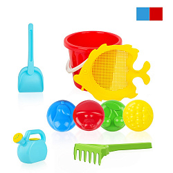 Песочный набор в рюкзаке « Сею, копаю и поливаю!» 9 пр.