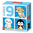 Кубики "На краю земли" (без обклейки) 9 шт  Baby Toys