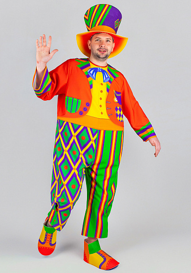 Костюм Клоун Клепа для взрослого