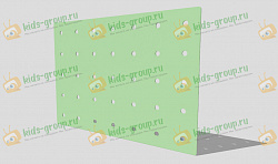 Настенная панель с перфорацией 35 отверстий