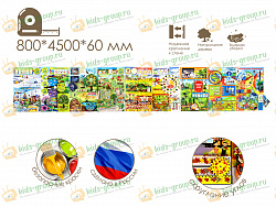 Комплект настенных бизибордов (дидактических панелей)