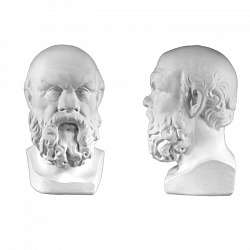 Гипсовая голова Сократ