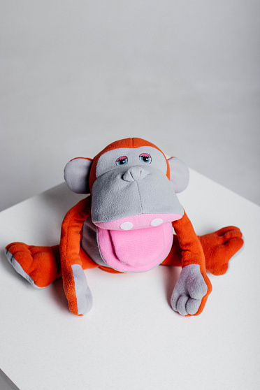 Обезьянка, кукла логопедическая