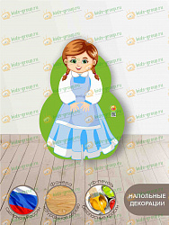 Уличная фигура для детской площадки ТИГР + металлическая опора