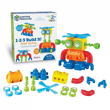 Развивающая игрушка "Робот Билд. СТЕМ-набор"  (18 элементов)