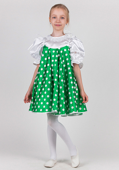Сарафан в горошек для девочки 3