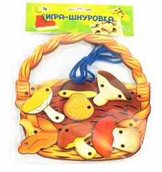 Шнуровка "Корзина с грибами"